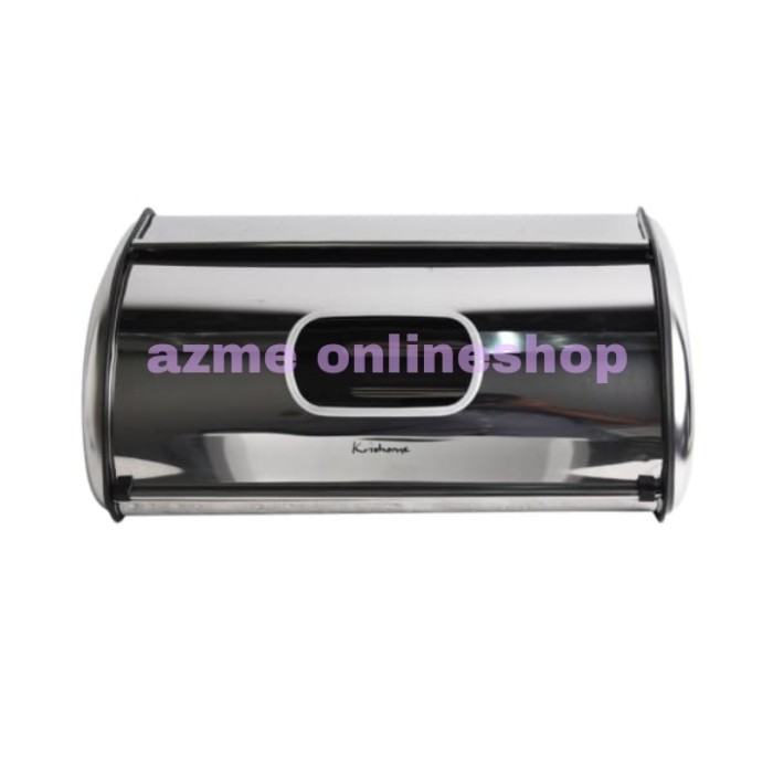 krishome tempat roti & kue stainless steel_bread box rect silver