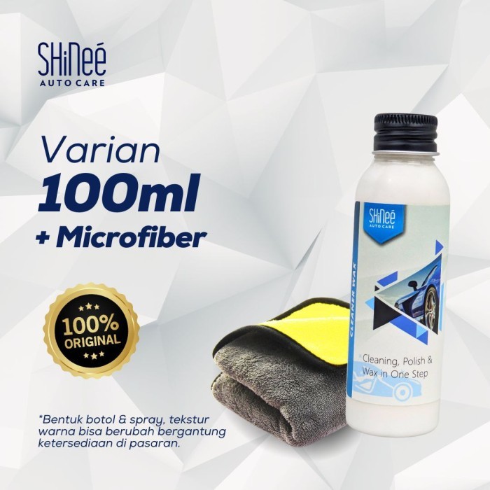 BISA FAKTUR Pengkilap Mobil Motor Wax Warna Putih Shinee Cleaner Wax