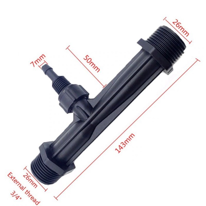 BISA GRAB VENTURY INJECTOR 3/4" fertilizer venturi injektor pupuk 3/4"