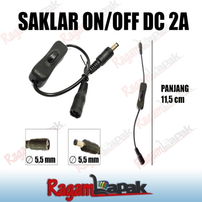 SAKLAR ON OFF DC 2A