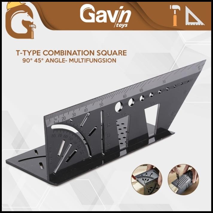 

Speed Square Penggaris Siku Derajat Woodworking Mistar Angle Ruler
