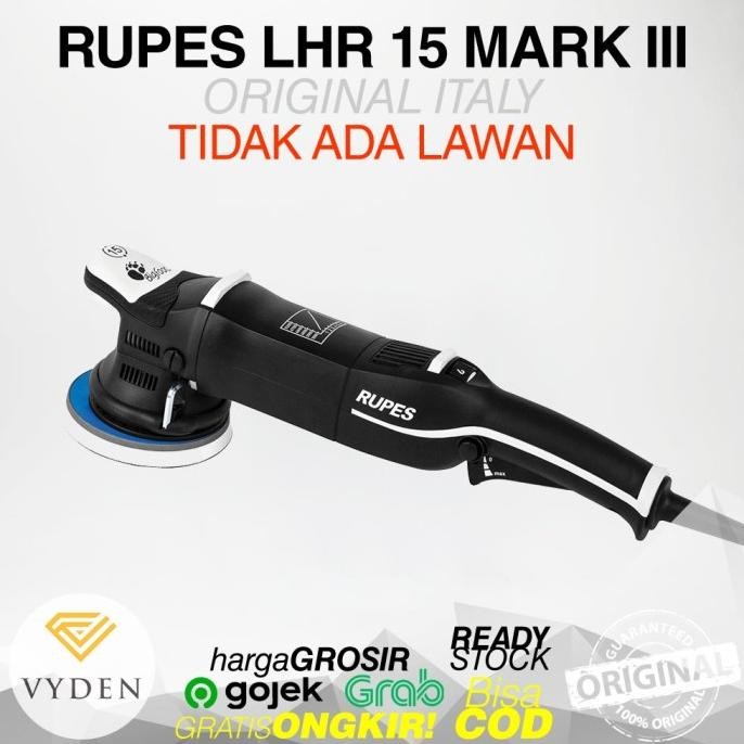 Produk Unggulan] RUPES LHR15 MARK III UNIT ONLY Mesin Poles Long Stroke Garansi Resmi
