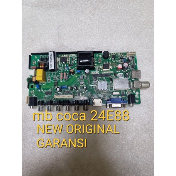 MB CO0CAA 24E88 MAINBOARD COOCAA 24E88 COCA 19E88 MB COOCAA MB NEW BARU ORIGINAL