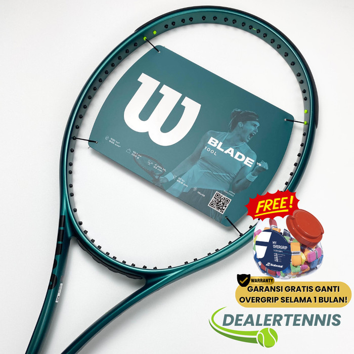 Raket Tennis Wilson Blade V9 100L 100% Original