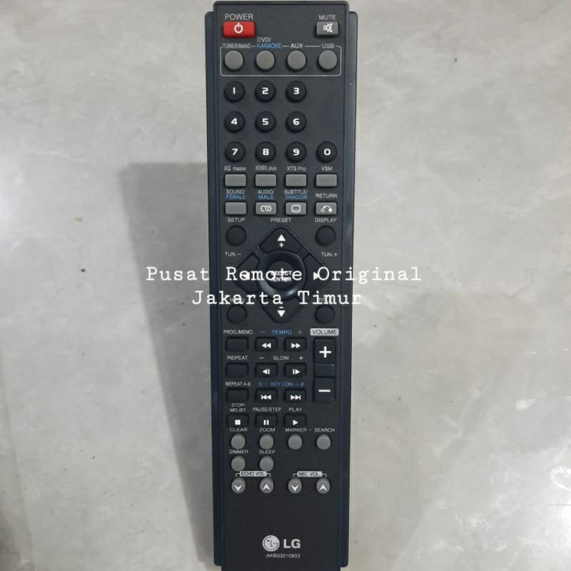 REMOTE REMOT DVD HOME THEATER LG AKB33210903 ORIGINAL