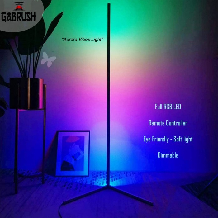 Murah Standing Light Bar RGB Aurora Vibes Lampu Sudut Dekorasi Non COD