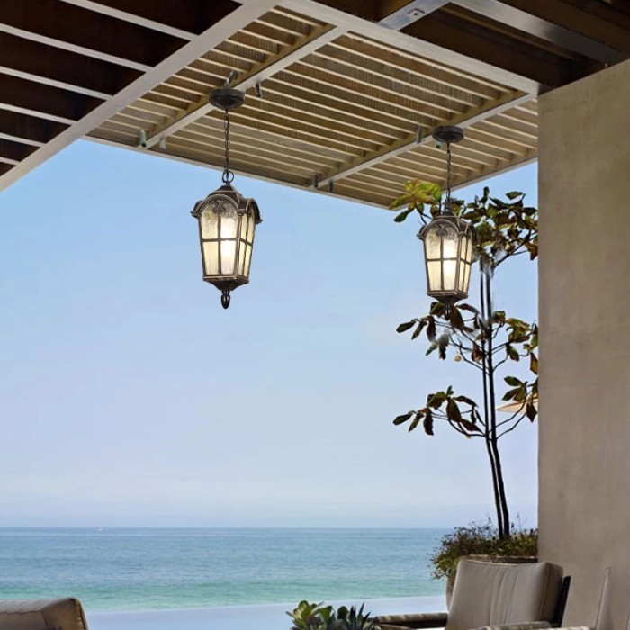 Murah lampu gantung teras klasik modern outdoor 2200 H Non COD