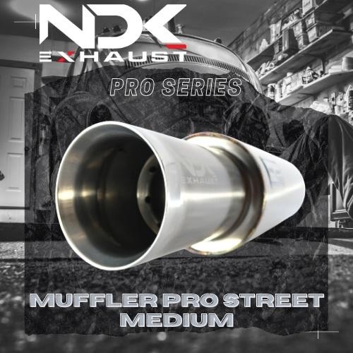 Knalpot Racing Mobil Muffler Pro Street Medium | Pro Series By Ndk Exhaust