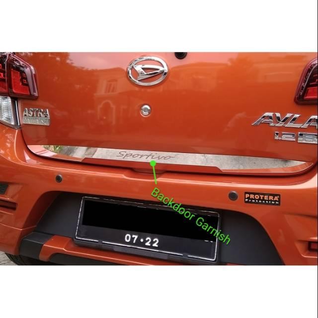 Garnis Pintu Belakang Agya Ayla - Calya Sigra Backdoor Garnish - Lis Pintu Belakang