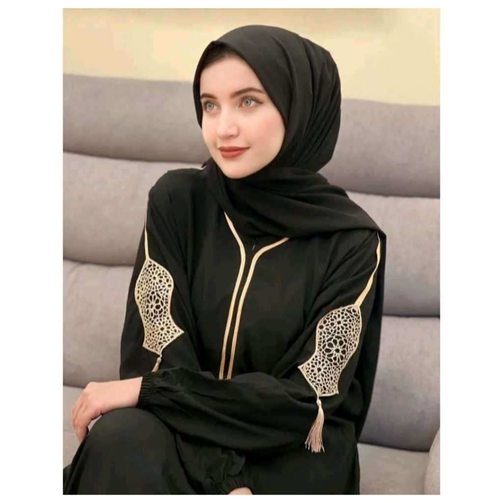 Big Sale  Dress Fashion Pesta Muslim New Abaya Bordir Arab Saudi Maxi Dubai Elena Turkey Syari