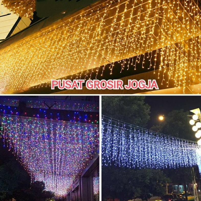 miasu lampu tubler tirai/ lampu tirai natal led