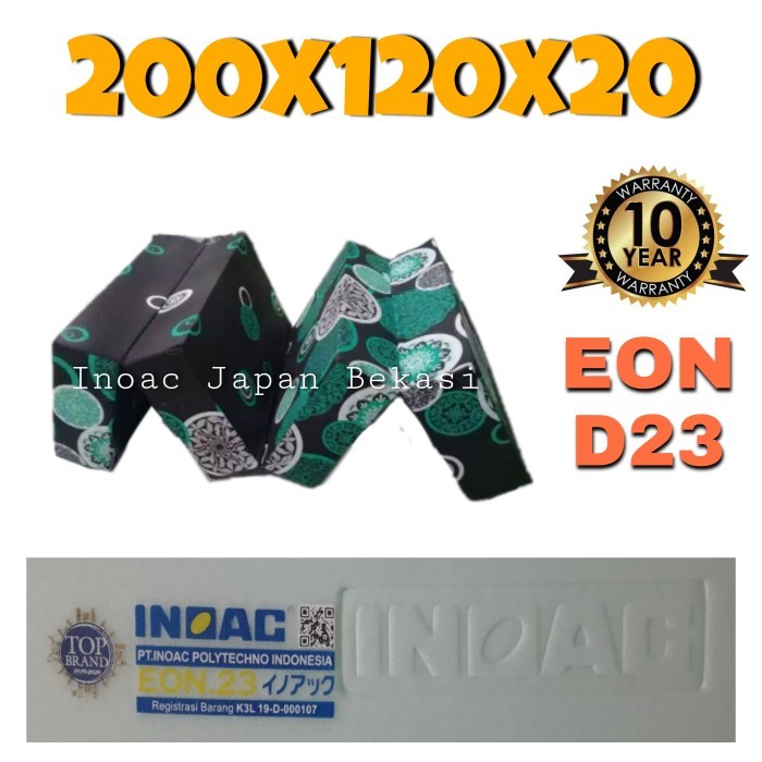 Terlaris Kasur Lipat Busa Inoac 200X120X20 Eon D23