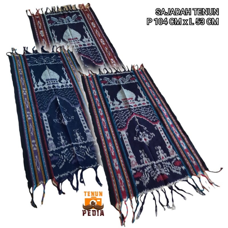 Terbaru Kain Tenun Sajadah / Sajadah Etnik / Sajadah Tenun / Sajadah Traveling Souvenir Dll