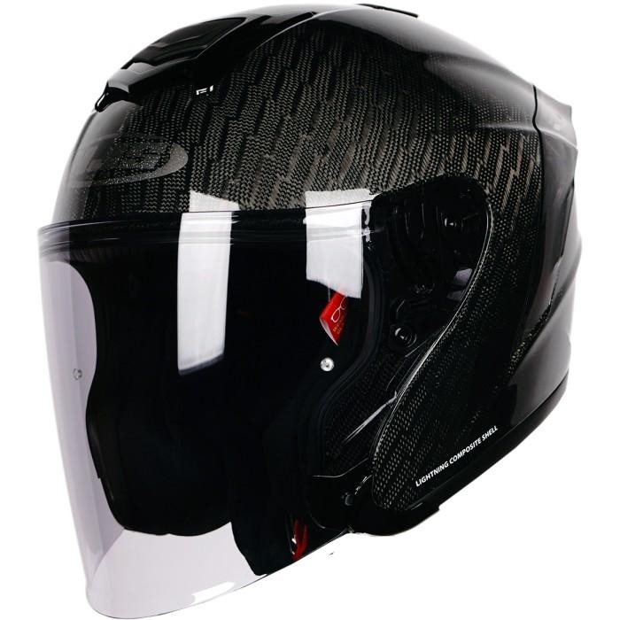 NJS KAIROZ CARBON LIGHTNING - HELM HALF FACE