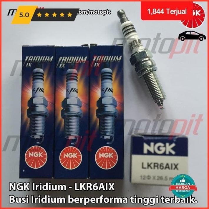 Ngk Iridium Lkr6Aix Busi Mobil Ayla Agya Sigra 1000Cc Terlaris