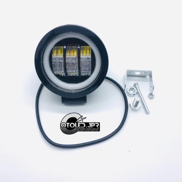 Lampu Tembak Foglamp Led Mini Daymaker 30 Watt K30 3 Mata Lampu Led Mobil Variasi Foglamp Avanza Xen