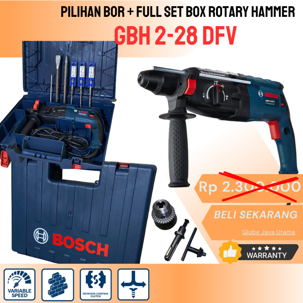 BOR ROY HAMMER & BOX - BOSCH SDS 2-28 DFV