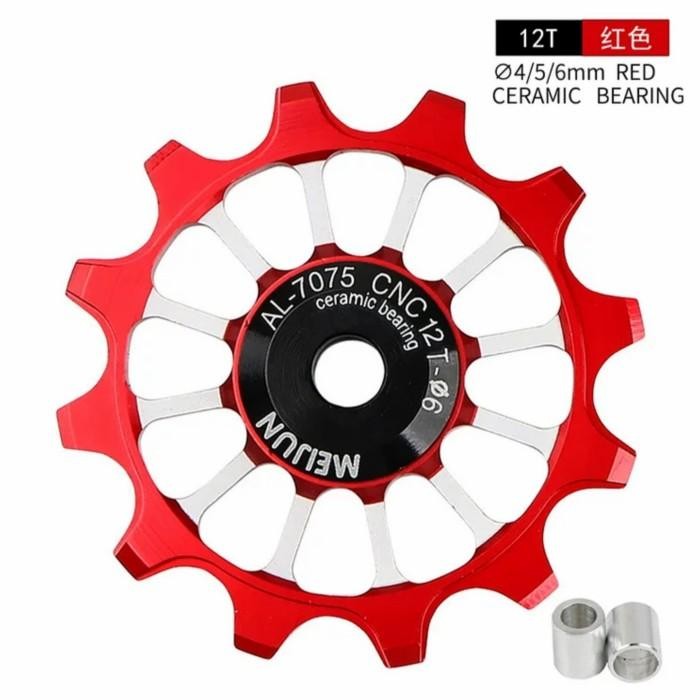 Meijun Pulley Rd Bearing Ceramic 12T - Pulley Bearing Ceramic Rd 12T