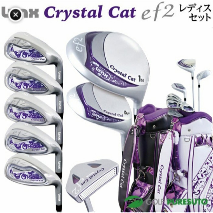 HOT SALE Stick Golf Lynx Crystal Cat Ladies Full Set Original Jepang