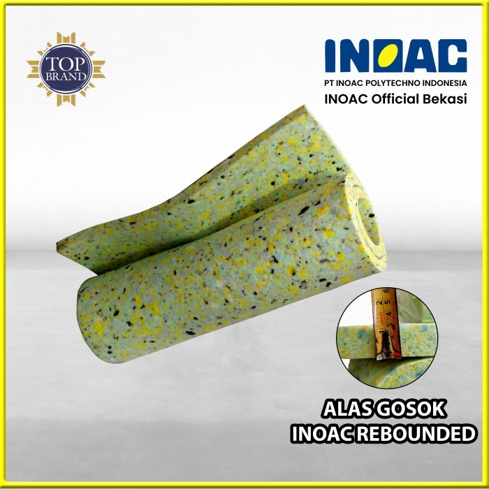 ALAS GOSOK SETRIKA UAP / LISTRIK BUSA REBOUNDED INOAC 120X60X3 CM