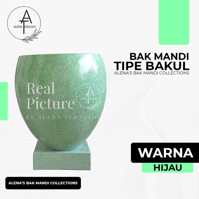 BAK KAMAR MANDI GENTONG AIR KERAMIK MINIMALIS UNIK TIPE BAKUL