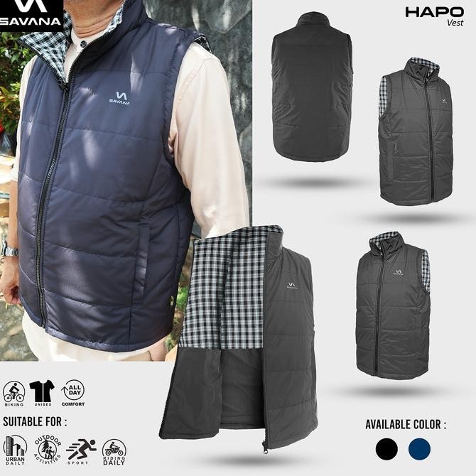 Savana Vest Windbreaker Rompi - Hapo