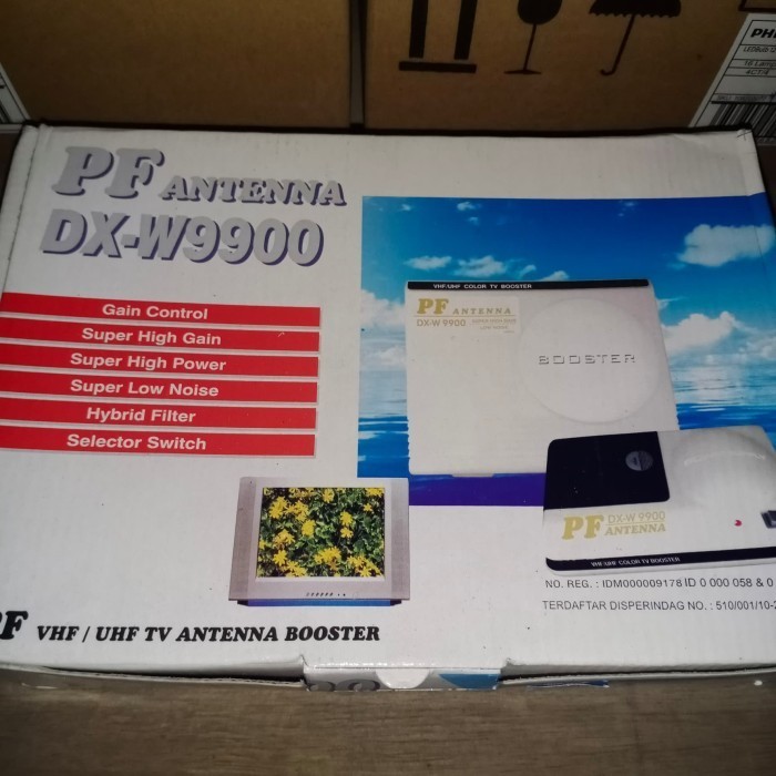 BOOSTER ANTENA / PENGUAT SIGNAL ANTENA TV PF DX-W9900