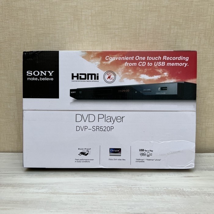 DVD Player Sony HDMI DVD-SR502P Player DVD VCD CD
