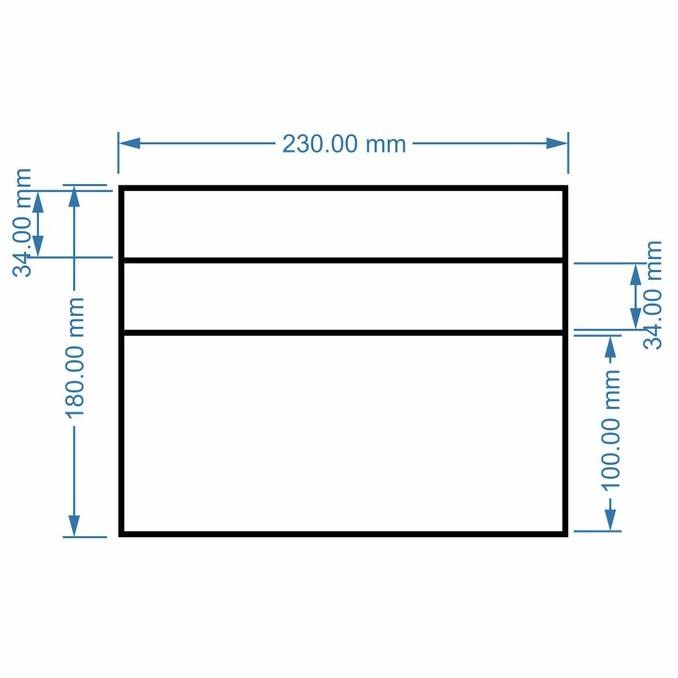 

Acrylic Tempat Kertas / Acrylic paper Rack (organizer) A4 BS01