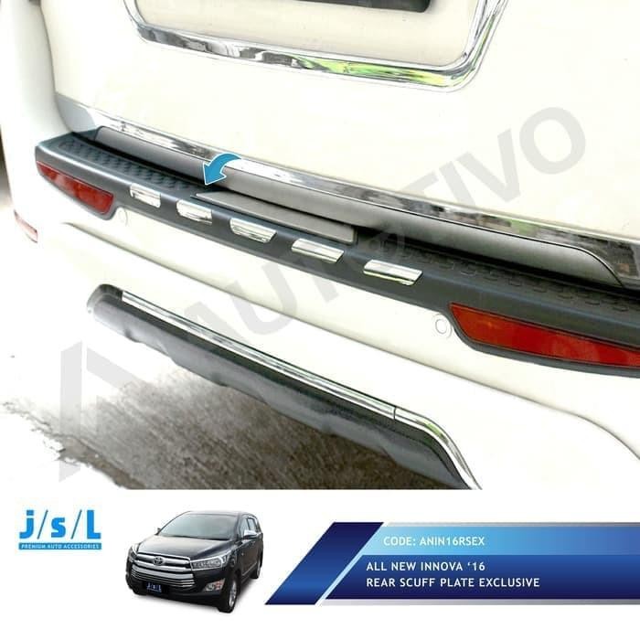 Sillplate Belakang Innova Reborn Silplate Hitam Model Exclusive Jsl  Jsl