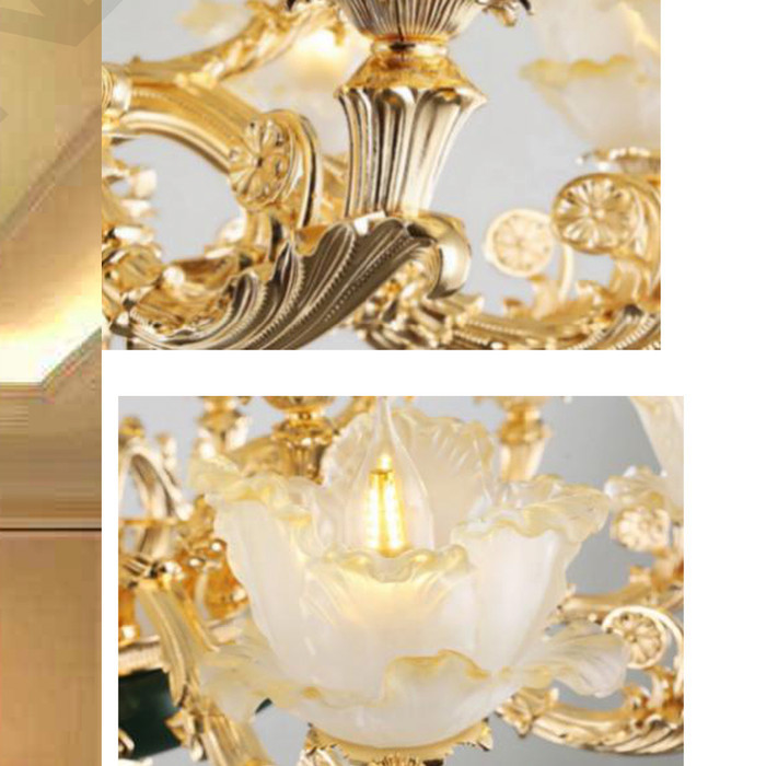 Lampu Gantung Hias Crystal Lilin Onyx 8358/6 Murah