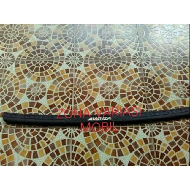 Sillplate Sill Plate Injakan Plat Bagasi Belakang Avanza Lama New Vvti 2010 2008 Hitam