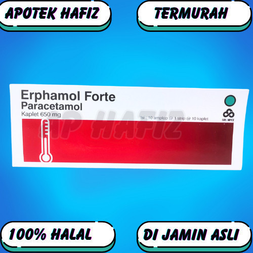ERLIMPEX ERPHAMOL 650 FORTE KAPLET - 100's