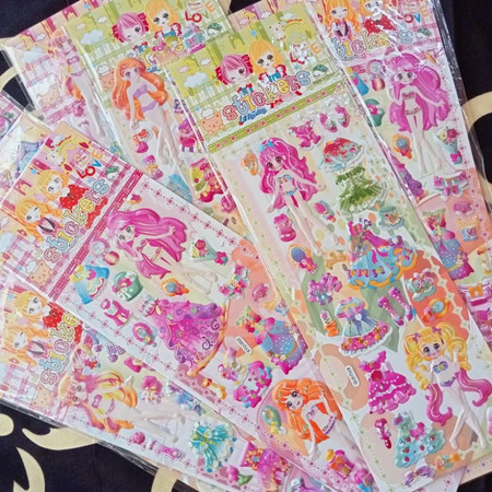 sticker bp jumbo panjang / mainan stiker tempel anak lucu