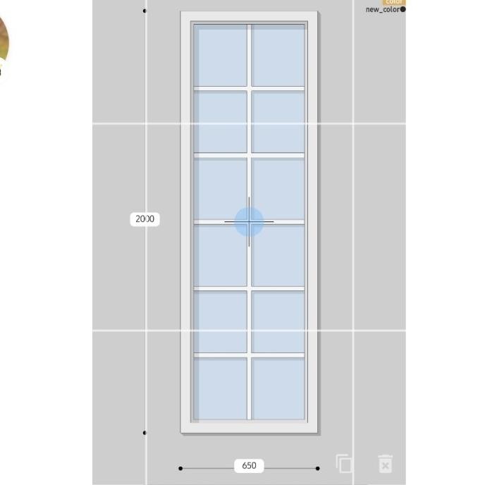 Partisi Kamar Mandi Ornamen