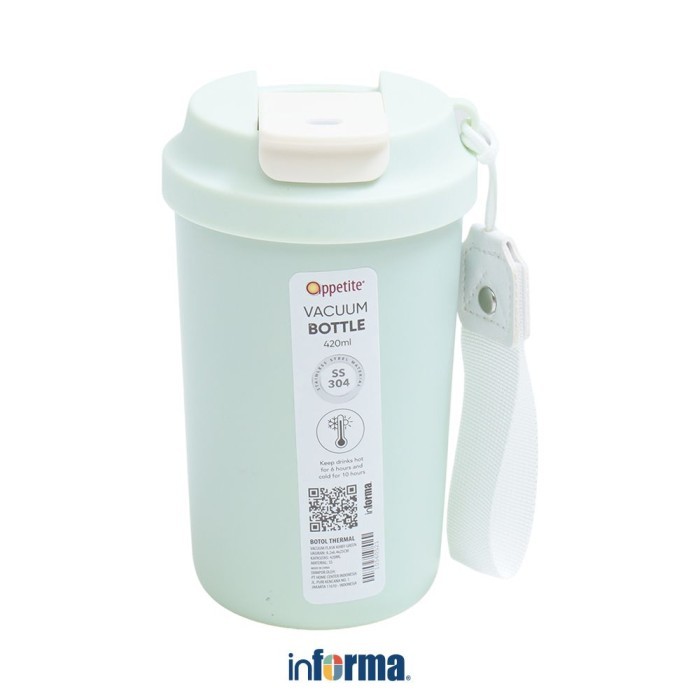 HOT SALE Informa Appetite 420 ml Kirby Mug Vacuum Flask - Hijau