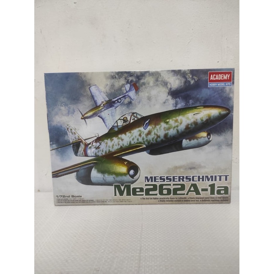 Mainan Rakitan ACADEMY 1/72 ME262A-1A 12410