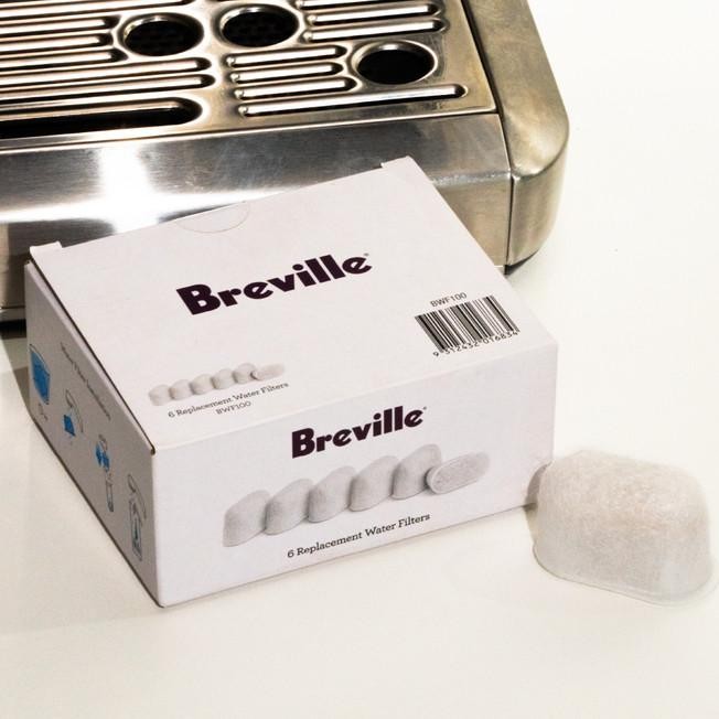 Breville Replacement Water Filter 6 Pc For Breville Machine