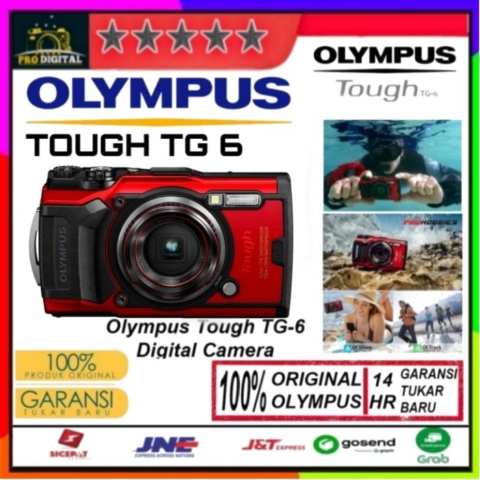 HOT SALE Olympus Tough TG-6 Digital Pocket Camera Underwater Waterproof - TG6