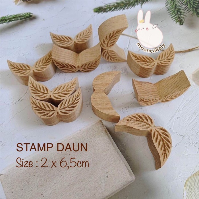 

Stamp Daun Stempel Bakpao Bakpia Cap Bakpau Persik Peach Sien Thou