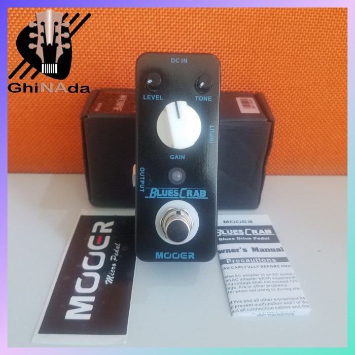 Dijual MOOER BLUES CRAB Blues Overdrive Efek Pedal