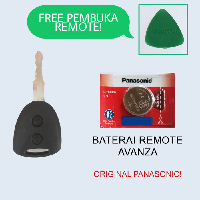 Baterai Remote Toyota Avanza ORIGINAL PANASONIC