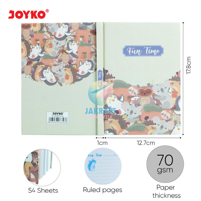 

Buku Diary B6 Joyko D-1813Ft-51A/C Buku Tulis Catatan Bergaris Isi 53