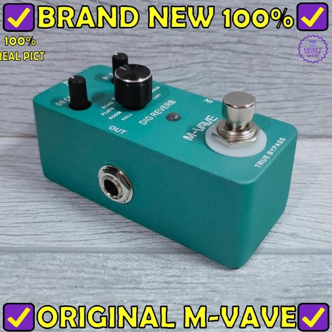 Efek Gitar CUVAVE DIG REVERB Multi 3D Sounding Digital Pedal