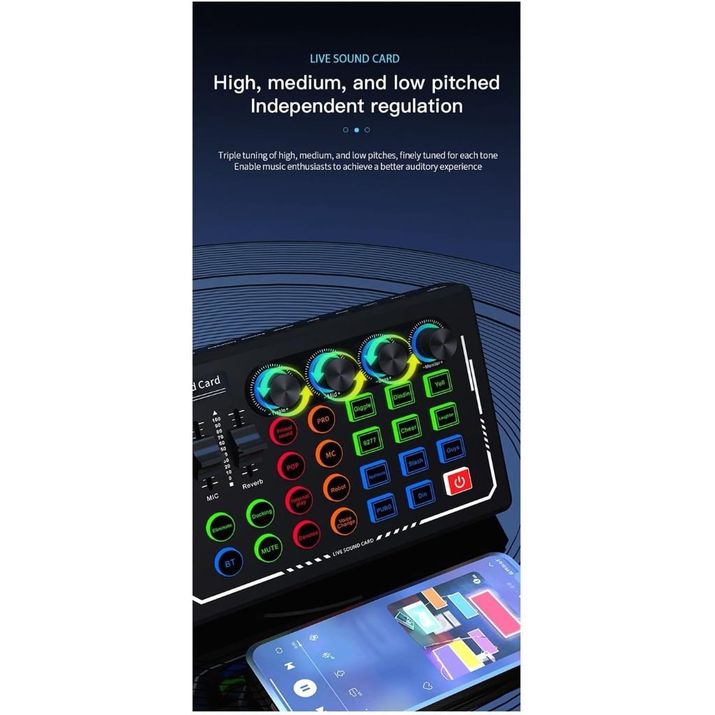 musik suara Streaming V88 berbicara siaran langsung Podcast rekaman peralatan Studio rekaman kartu