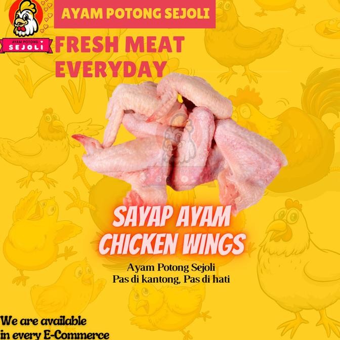 

diskon! sayap ayam segar 1kg wings