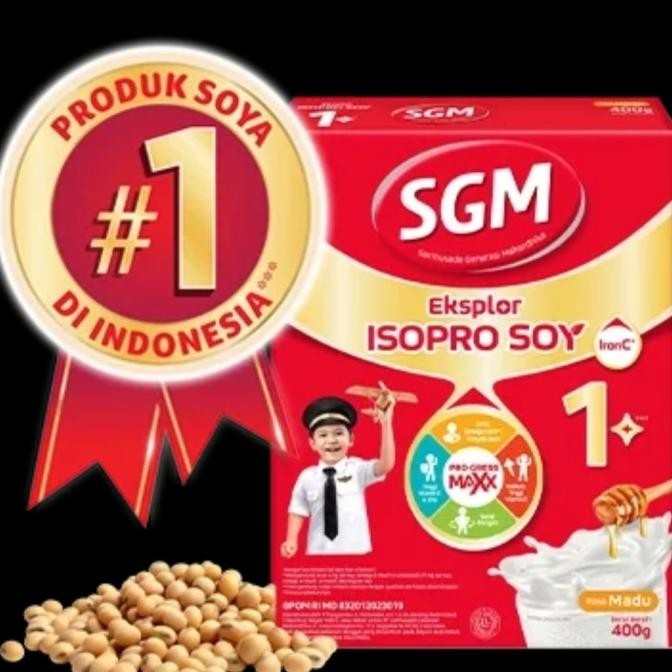 

SGM Soya 1 plus 700gr Vanila Madu Susu SGM Anak Susu Kedelai Bergizi L88s
