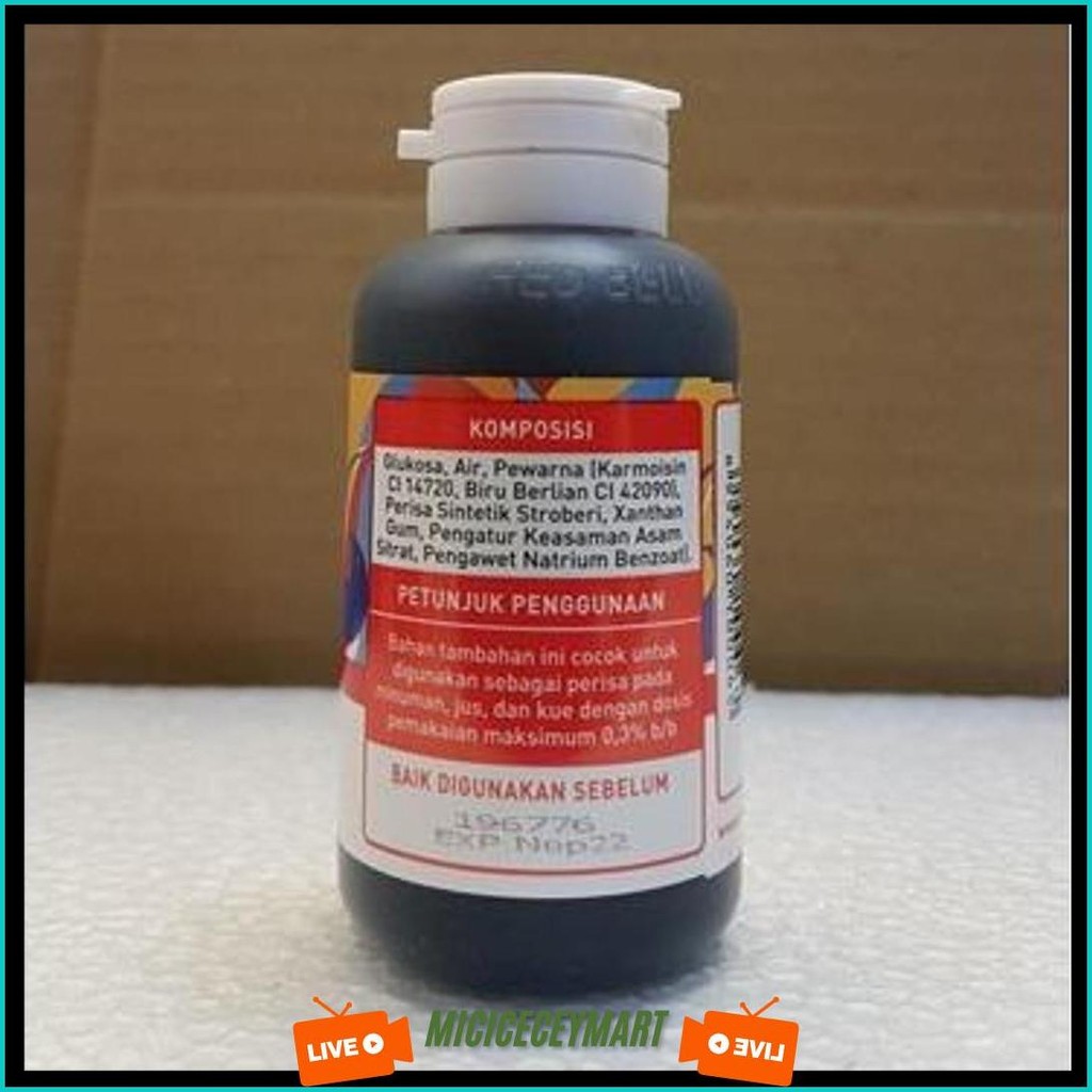 

Pewarna Dan Perisa Red Bell Rasa Strawberry 55Ml Terlaris