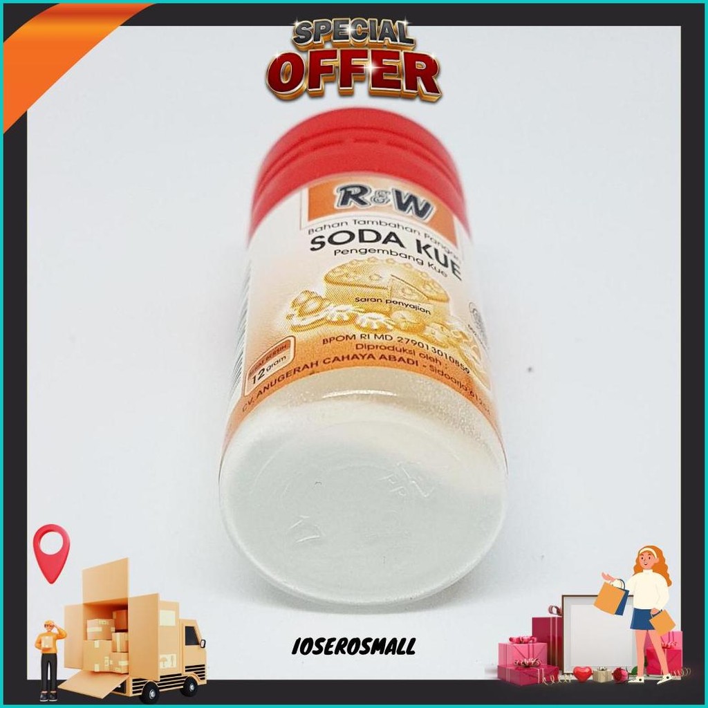 

Soda Kue R&W Botol 10 Gr Siap Kirim
