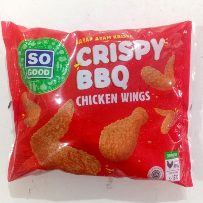 

diskon! so good crispy bbq chicken wings 400gr